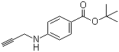 CAS # 112888-76-3, tert-Butyl 4-(2-propynylamino)benzoate, 4-(2-Propynylamino)benzoic acid 1,1-dimethylethyl ester