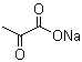 丙酮酸钠分子结构 (CAS 113-24-6)
