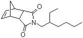 structure of CAS# 113-48-4, N-(2-Ethylhexyl)-5-norbornene-2,3-dicarboximide