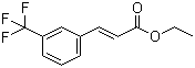 Ethyl (E)-3-[(3-trifluoromethyl)phenyl]propenoate molecular structure (CAS 113048-68-3)