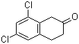 structure of CAS# 113075-86-8, 6,8-二氯-3,4-二氢-1H-2-萘酮