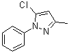 structure of CAS# 1131-17-5, 5-Chloro-3-methyl-1-phenyl-1H-pyrazole