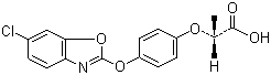 structure of CAS# 113158-40-0, Fenoxaprop-P