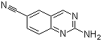 structure of CAS# 1131604-81-3, 2-Amino-6-quinazolinecarbonitrile