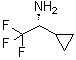 structure of CAS# 1131737-04-6, (alphaR)-alpha-(Trifluoromethyl)cyclopropanemethanamine