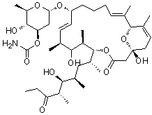 CAS # 113204-43-6, 17-Hydroxyventuricidin A, 17-Hydroxyventuricidin B 3'-carbamate, YP 02259L-C