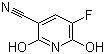 structure of CAS# 113237-18-6, 2,6-Dihydroxy-5-fluoro-3-cyanopyridine