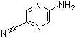 structure of CAS# 113305-94-5, 5-Aminopyrazine-2-carbonitrile
