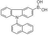 B-[9-(1-萘基)-9H-咔唑-3-基]-硼酸分子结构 (CAS 1133057-97-2)