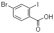 structure of CAS# 1133123-02-0, 4-Bromo-2-iodobenzoic acid