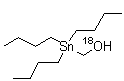 structure of CAS# 1133932-08-7, 1-(Tributylstannyl)Methanol-<sup>18</sup>O