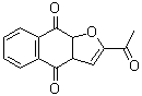 CAS 登录号：1134099-70-9, 2-乙酰基-3a,9a-二氢萘并[2,3-b]呋喃-4,9-二酮