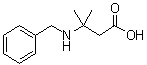 structure of CAS# 113479-11-1, 3-Benzylamino-3-methylbutyric acid