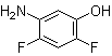 structure of CAS# 113512-71-3, 5-Amino-2,4-difluorophenol