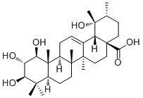 CAS 登录号：113558-03-5, 1,2,3,19-四羟基-12-乌苏烯-28-酸