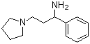 CAS # 113640-37-2, 1-Phenyl-3-(pyrrolidin-1-yl)propan-1-amine