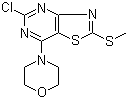 CAS 登录号：1137279-00-5, 5-氯-2-(甲硫基)-7-(吗啉-4-基)噻唑并[4,5-d]嘧啶