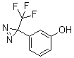 structure of CAS# 113787-85-2, 3-[3-(三氟甲基)-3H-双吖丙啶-3-基]苯酚