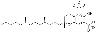 structure of CAS# 113892-08-3, α-生育酚-d6