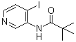 N-(4-碘-3-吡啶基)-2,2-二甲基丙酰胺分子结构 (CAS 113975-32-9)