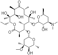 红霉素分子结构 (CAS 114-07-8)