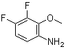 structure of CAS# 114076-35-6, 2-Methoxy-3,4-difluoroaniline