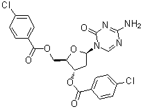 CAS # 1140891-02-6, 4-Amino-1-[3,5-bis-O-(4-chlorobenzoyl)-2-deoxy-alpha-D-erythro-pentofuranosyl]-1,3,5-triazin-2(1H)-one