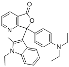CAS # 114090-18-5, 7-[4-(Diethylamino)-2-methylphenyl]-7-(1-ethyl-2-methylindol-3-yl)furo[3,4-b]pyridin-5-one, Blue 220