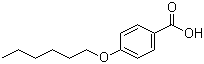 structure of CAS# 1142-39-8, 4-Hexyloxybenzoic acid