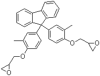 9,9-双(4-羟基-3-甲基苯基)芴二缩水甘油醚分子结构 (CAS 114205-89-9)