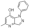 structure of CAS# 1143-81-3, 5-Methyl-1-phenyl-1H-pyrazolo[4,3-b]pyridin-7-ol