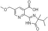 structure of CAS# 114311-32-9, Imazamox