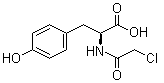 structure of CAS# 1145-56-8, N-(Chloroacetyl)-L-tyrosine