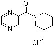 [3-(氯甲基)-1-哌啶基]-2-吡嗪基甲酮分子结构 (CAS 1146080-48-9)