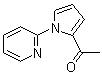 structure of CAS# 1146080-86-5, 1-[1-(2-吡啶基)-1H-吡咯-2-基]乙酮