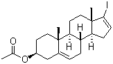 structure of CAS# 114611-53-9, 17-Iodoandrosta-5,16-dien-3beta-ol 3-acetate