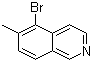 structure of CAS# 1146298-61-4, 5-Bromo-6-methylisoquinoline