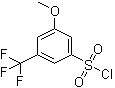 structure of CAS# 1146355-33-0, 3-甲氧基-5-三氟甲基苯磺酰氯