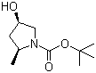 structure of CAS# 114676-93-6, (2R,4R)-N-Boc-4-hydroxy-2-methylpyrrolidine
