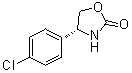 structure of CAS# 1147391-02-3, (R)-4-(4-Chlorophenyl)oxazolidin-2-one