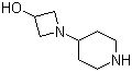 structure of CAS# 1147423-04-8, 1-(4-哌啶基)-3-羟基氮杂环丁烷