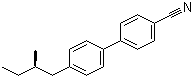 CAS 登录号：114884-45-6, 4'-[(2R)-2-甲基丁基]联苯-4-甲腈