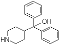 structure of CAS# 115-46-8, alpha,alpha-Diphenyl-4-piperidinomethanol
