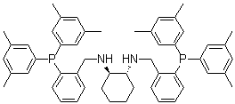 (1R,2R)-N1,N2-Bis[[2-[bis(3,5-dimethylphenyl)phosphino]phenyl]methyl]-1,2-cyclohexanediamine molecular structure (CAS 1150113-66-8)