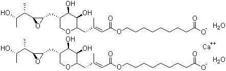 structure of CAS# 115074-43-6, Mupirocin calcium dihydrate