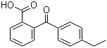 structure of CAS# 1151-14-0, 2-(4-Ethylbenzoyl)benzoic acid