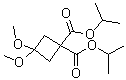 structure of CAS# 115118-68-8, Diisopropyl 3,3-Dimethoxycyclobutane-1,1-dicarboxylate