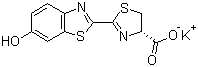 D-Luciferin potassium salt molecular structure (CAS 115144-35-9)
