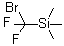 structure of CAS# 115262-01-6, (Bromodifluoromethyl)trimethylsilane
