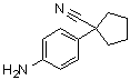 structure of CAS# 115279-73-7, 1-(4-氨基苯基)环戊烷甲腈